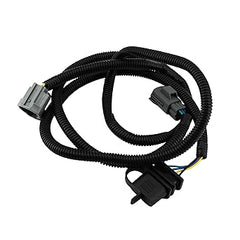 Arnés de cableado para remolque de 4 pines compatible con Jeep Wrangler JK JKU 2007-2018, cableado para enganche de remolque compatible con Rubicon Sahara Sport Unlimited de 2 y 4 puertas