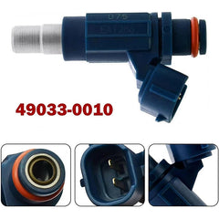 4 inyectores de combustible 49033-0010 para Kawasaki KFX450R KX450F Ninja ZX-10R