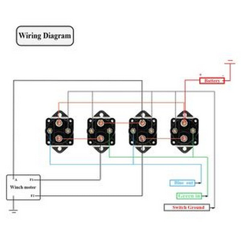 NEW WINCH SOLENOID RELAY SWITCH For EARLY WARN MODELS XD9000i 9.5ti - Foto 2