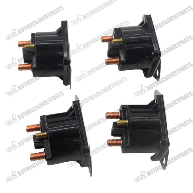 4 PCS 12 Volt Solenoid Relay 28396 15-487 for Warn Winch Heavy Duty M6000 M8000 M8000S XD9000 XD9000i 8000 10000 12000 - Buymachineryparts