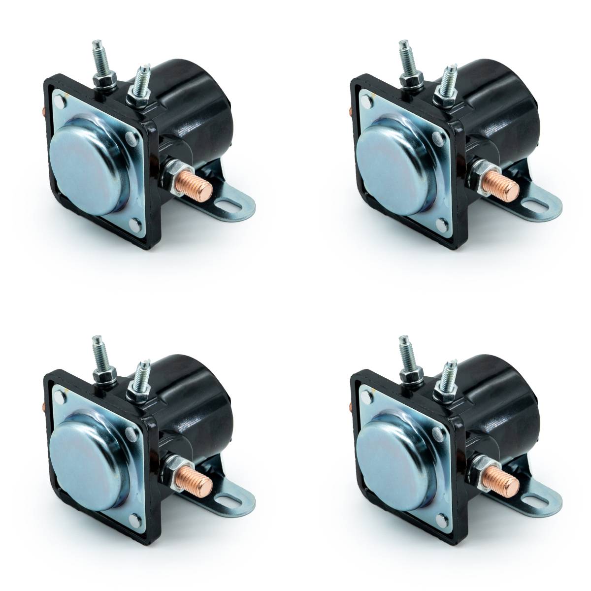 4 Pcs 12V Starter Solenoid Relay for Warn Winch XD9000 XD9000i 9.5ti