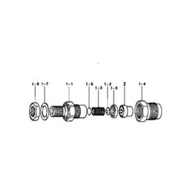 4 Pcs Fuel Injector 093500-3190 for Mitsubishi S4E/S4S/4DQ50 Engine