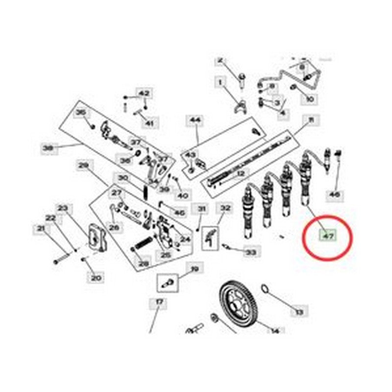 Fuel Injection Pump RE527597 SE502048 for John Deere Engine 4024