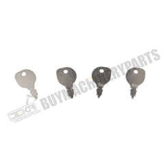 4 pcs Ignition Keys M40718 M92426 for John Deere Tractor M653 M655 M665 STX38 buymachineryparts