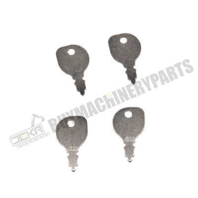 4 pcs Ignition Keys M40718 M92426 for John Deere Tractor M653 M655 M665 STX38