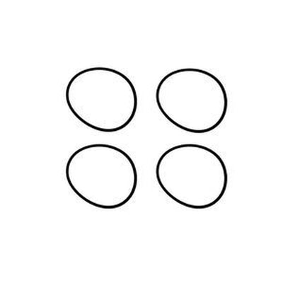 4 Pcs O-Ring 0663715000 for Atlas Copco Air Compressor