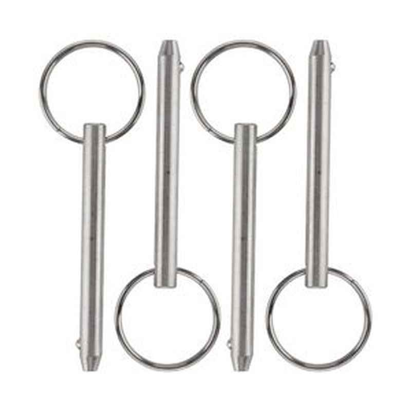1/4' Quick Release Pins - 4 Pack, 2' Length