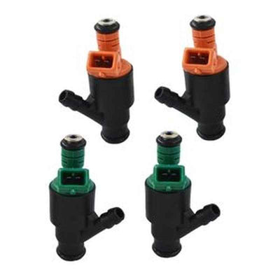 4-Piece Fuel Injector Set 0K01D-13260 & 0K01D-13250 for Kia Sportage 2.0L