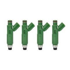 4-Piece Fuel Injector Set 23209-0D040 for 2000-2006 Toyota Corolla 1.8L