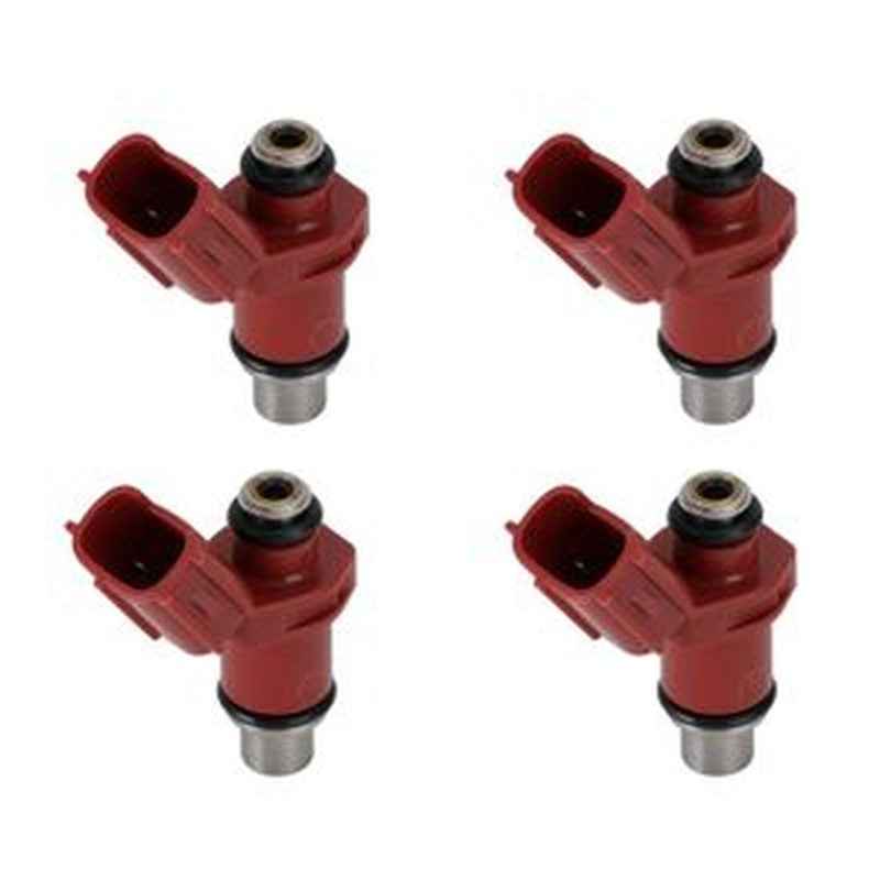 4-Piece Fuel Injector 6D8-13761-00-00 for Yamaha 80BEL Outboard & BMW 318i/535i