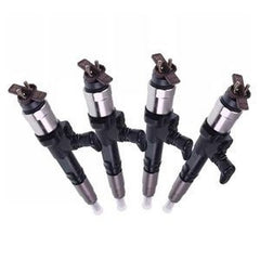 4-Piece Fuel Injector Set 7024332 7485369 for Kubota V3800 & Bobcat Loaders