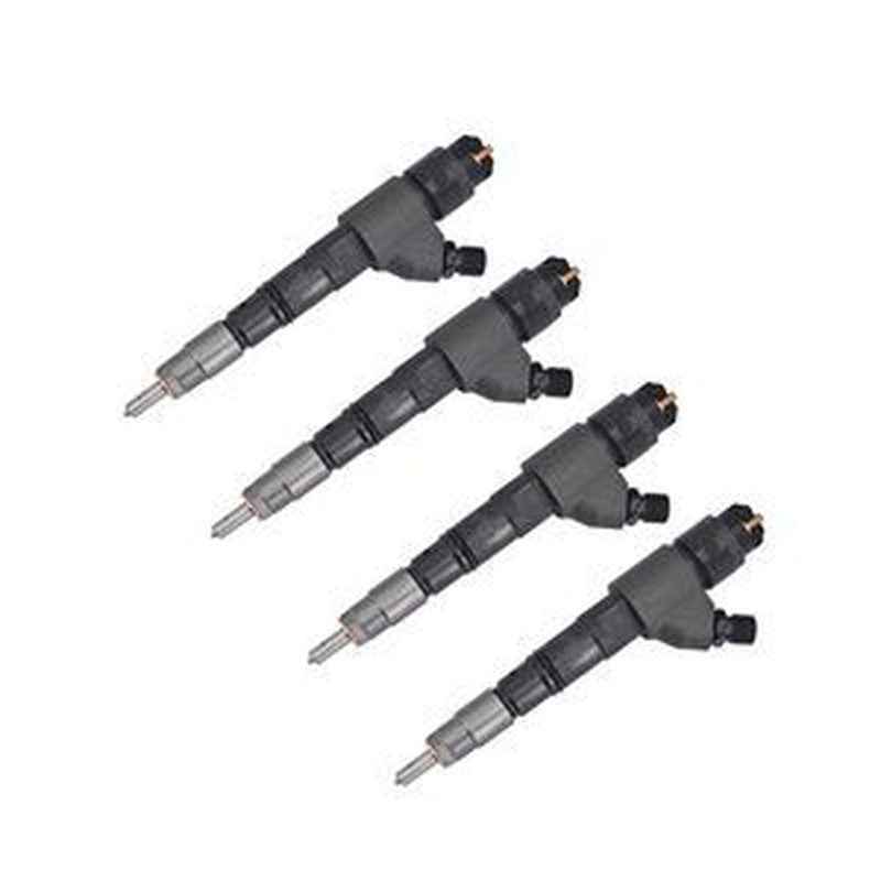 4 Fuel Injectors 8971348420 for Isuzu 4BG1 Engine & Hitachi EX100WD-3C