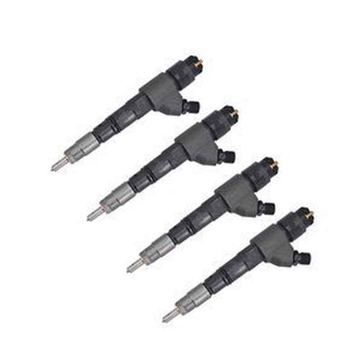 4 Fuel Injectors 8971348420 for Isuzu 4BG1 Engine & Hitachi EX100WD-3C