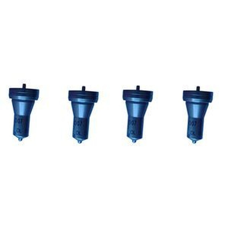 4-Piece Fuel Injector Nozzles 156P165VAC0 129008-53000 for Yanmar & Case/Hitachi Excavator