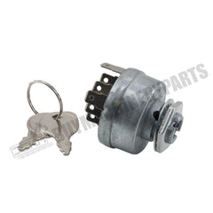 4 Position 7 Terminal Ignition Switch With 2 Keys 725-1717 925-1717 33-383 140301 532140301 for MTD Cub Cadet White Outdoor Poulan Husqvarna Jonsered Tractor