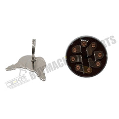 4 Position 7 Terminal Ignition Switch With 2 Keys 725-1717 925-1717 33-383 140301 532140301 for MTD Cub Cadet White Outdoor Poulan Husqvarna Jonsered Tractor