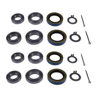 4 Sets Trailer Hub Wheel Bearing Kit L44649/L44610/L68149/L68111 for 3500# EZ Lube Axles
