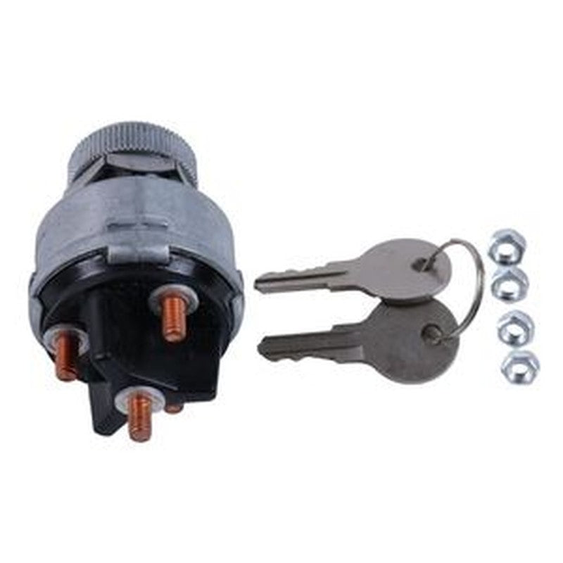 4-Terminal Ignition Switch w/ 2 Keys FA15E2-40301 for Nissan Forklift Engines buymachineryparts