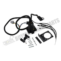 Chicote de cablagem para reboque com 4 pinos planos e 7 pinos para RV, compatível com Nissan Frontier 2005-2025, Nissan Xterra 2005-2015 e Suzuki Equator 2009-2012. Requer pacote de reboque de fábrica.