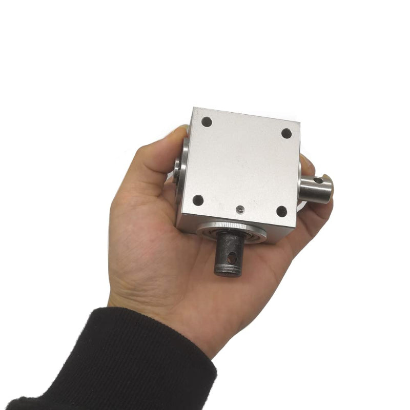 1:1 Right Angle Bevel Gearbox 1.5 Module 20 Teeth 90 Degree Drive Steering Gear with 15mm Shaft, Aluminum Alloy & #45 Steel - DIY & Equipment Right-Angle Drive