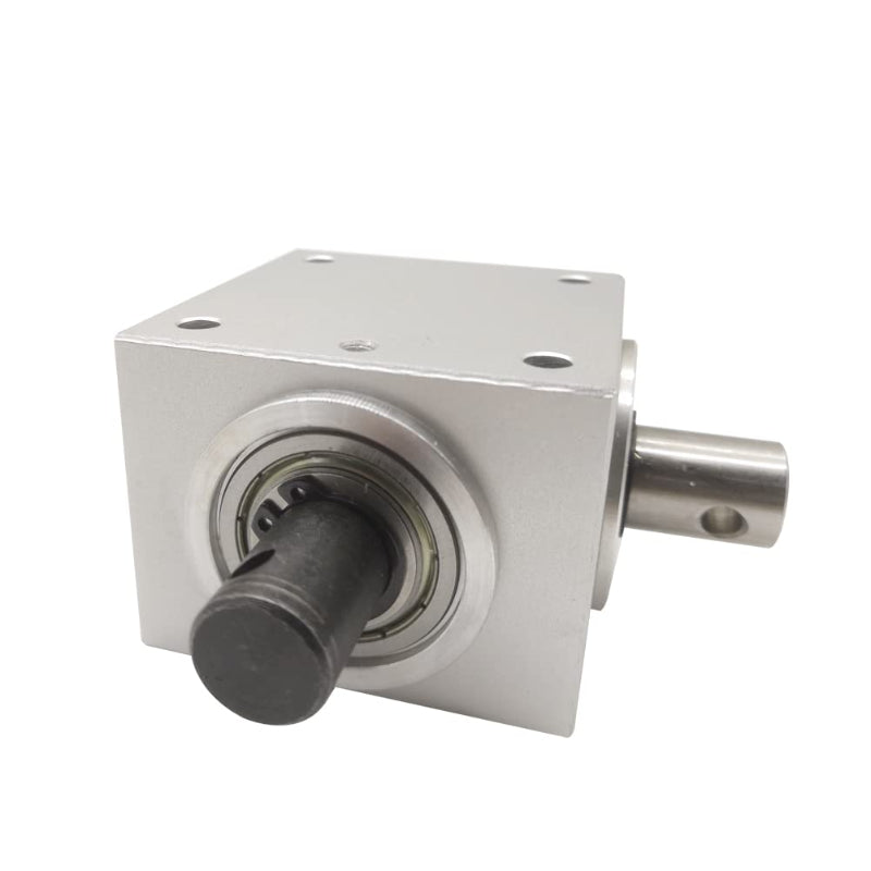 1:1 Right Angle Bevel Gearbox 1.5 Module 20 Teeth 90 Degree Drive Steering Gear with 15mm Shaft, Aluminum Alloy & #45 Steel - DIY & Equipment Right-Angle Drive