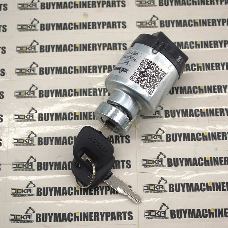 Ignition Switch 4477373 With 2 Keys for Hitachi John Deere Excavators - Buymachineryparts