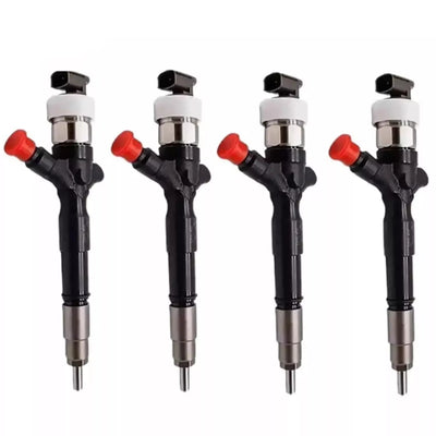 4PCS Diesel Common Rail Fuel Injector Assembly 23670-09071 For Toyota Hilux