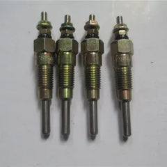 4 Pcs Glow Plug for Yanmar 4TNE92 Komatsu 4D92E Engine
