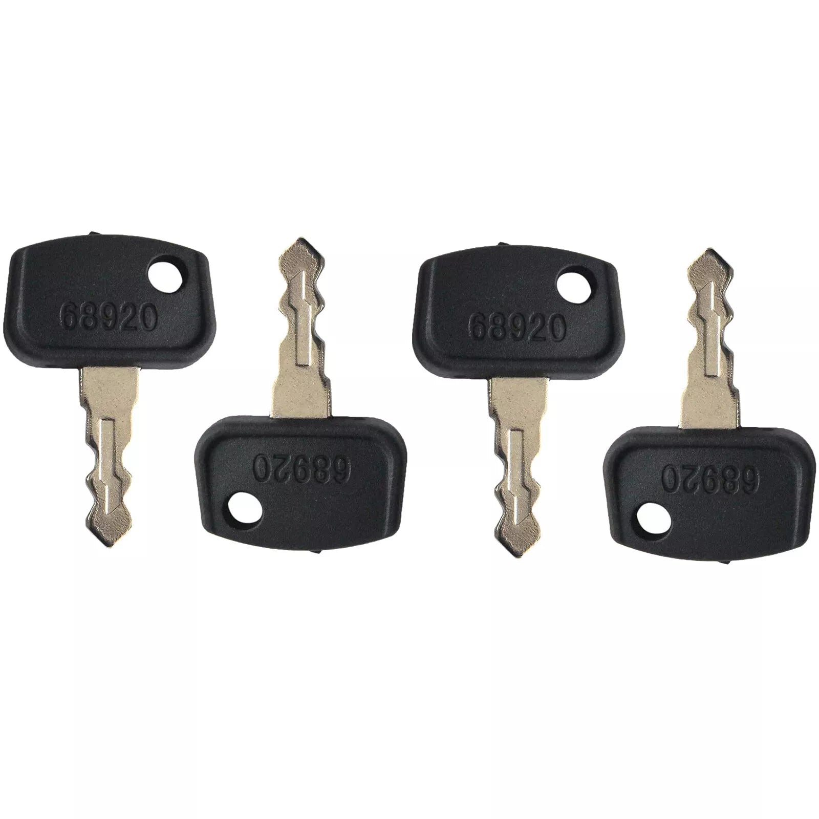 4 Pcs Ignition Key 68920 PL501-68920 For Kubota B26 BX1850D BX1860 BX1870 BX1870-1 BX2350D BX2360 BX2370 BX2370-1 BX24D BX25 BX25DLB BX25DLB-1