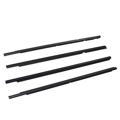 4Pcs Weatherstrip Door Seal Belt Kit 5727A005 5727A006 5757A017 5757A018 for Mitsubishi Lancer