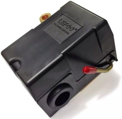 4 Ports 95-125 PSI With 0-200 PSI Gauge 150 PSI Air Compressor Pressure Control Switch LF10-L4 For Lefoo