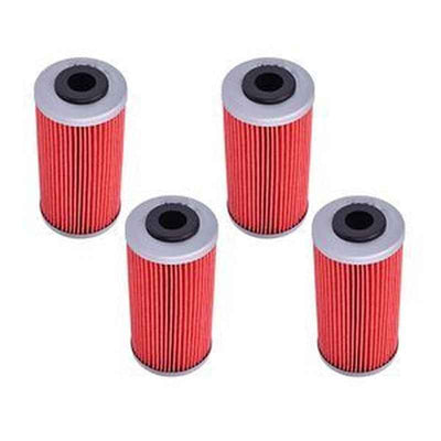 4 Oil Filters HF611 for Husqvarna Sherco BMW Motorcycles 2009-2021