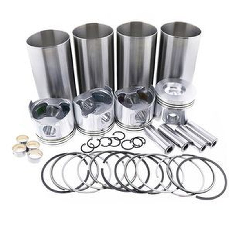 Cylinder Liner Kit (4pcs) for Komatsu 4D88E Engines PC40MR-2 PC50MR-2