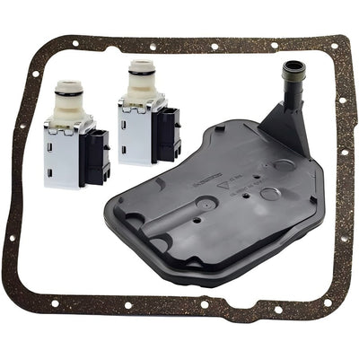 4L60E Shift Solenoid and 4L60E Transmission Filter Gasket Kit 24230298 24208576 for Cadillac Buick Blazer Astro