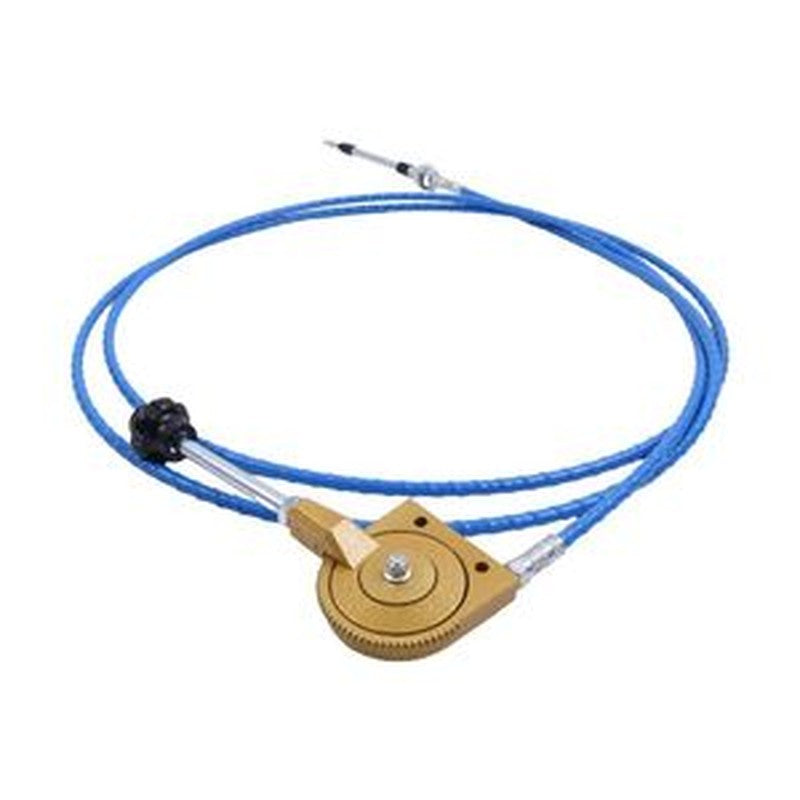 157' Throttle Cable w/ Handle Compatible for Komatsu Hitachi Caterpillar CASE Volvo John Deere buymachineryparts