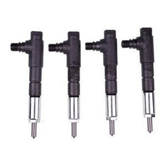 4-Piece Fuel Injector 6698542 for Kubota V3800 Engine, Fits Bobcat A300-T870