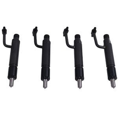 Conjunto de 4 injetores de combustível 729645-53100 para motor Komatsu 4D88E-5, escavadora PC45R-8, SK714-5 e SK815-5.