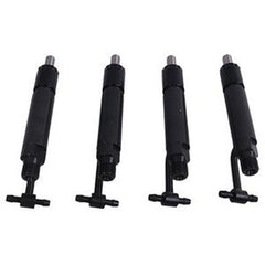 Conjunto de 4 injetores de combustível 729645-53100 para motor Komatsu 4D88E-5, escavadora PC45R-8, SK714-5 e SK815-5.