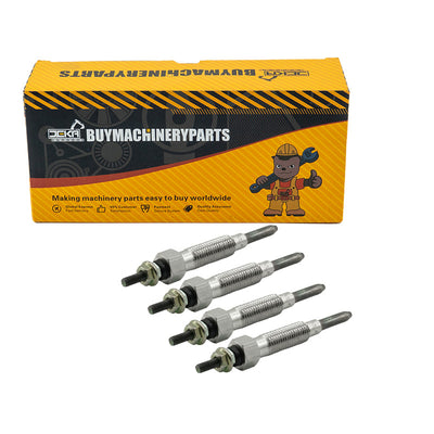 4Pcs Glow Plug 32A66-03100 for Caterpillar CAT 3044C-T Engine, Mitsubishi S4L