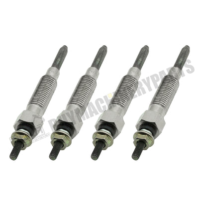 4Pcs Glow Plug 32A66-03100 for Caterpillar CAT 3044C-T Engine, Mitsubishi S4L