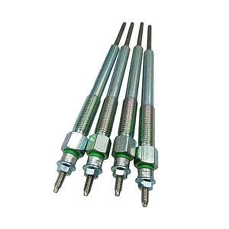 4-Piece Glow Plug 8980542560 for John Deere Excavator 135P/135D/135G Isuzu Engine