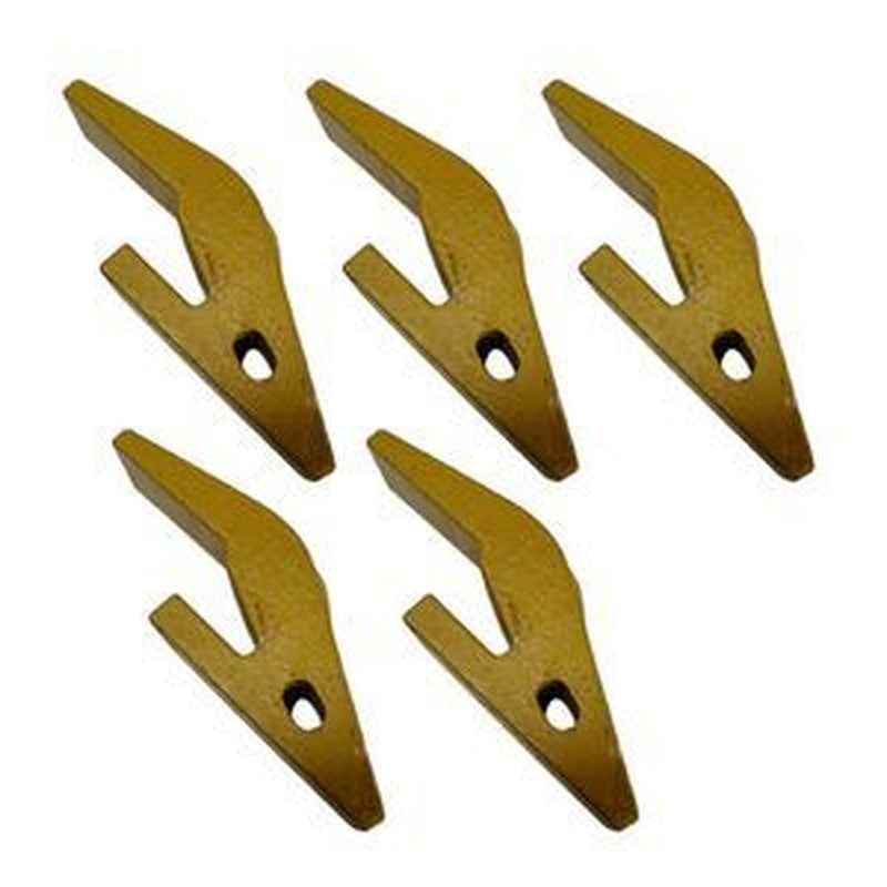 5 Pcs Bucket Tooth Adapter 2740W23 for John Deere Excavators 230CLC 240DLC