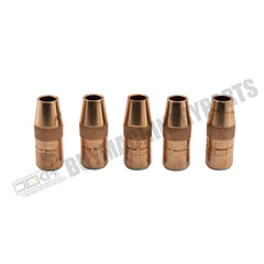 5-Piece 1/2' Nozzle NS-1218B for Bernard MIG Welding Gun