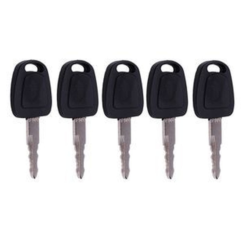 5-Piece Ignition Key 7006802 for Bobcat Excavator E145 E55W E60 E63 E80