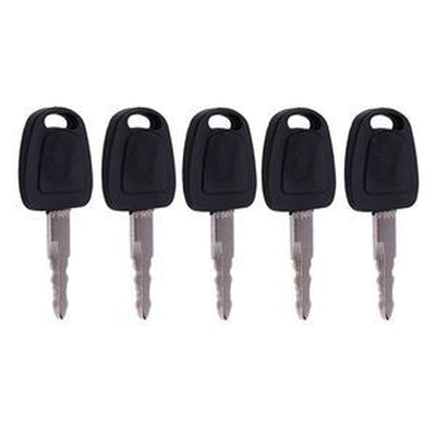 5-Piece Ignition Key 7006802 for Bobcat Excavator E145 E55W E60 E63 E80