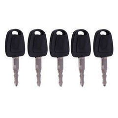 5-Piece Ignition Key 7006802 for Bobcat Excavator E145 E55W E60 E63 E80