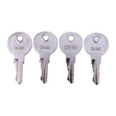 4-Piece Tool Box Latch Key CH-545 for Truck Trailer RV