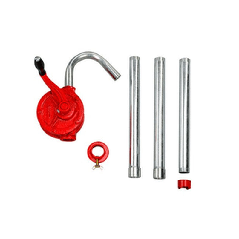55 Gallon Manual Rotary Drum Pump for Oil & Fuel Transfer