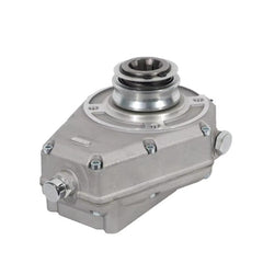 KM6004 PTO Speed Increaser Gearbox 1:3 540 to 1620 RPM 10KW Aluminum Tractor Gearbox with DIN 9611 1-3/8 6 Spline Female for Group 2 Gear Pump Log Splitter Forestry Winch