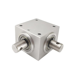 1:1 Right Angle Bevel Gearbox 1.5 Module 20 Teeth 90 Degree Drive Steering Gear with 15mm Shaft, Aluminum Alloy & #45 Steel - DIY & Equipment Right-Angle Drive